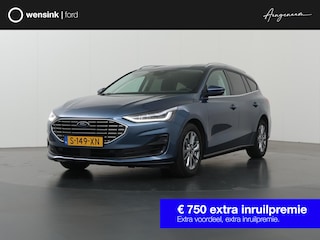 Ford Focus Wagon 1.0 EcoBoost Hybrid Titanium | Navigatie | Climate Control | Cruise Control | Parkeersensoren |
