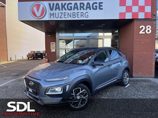 Hyundai Kona 1.6 GDI HEV Premium // DODEHOEK // HEAD-UP DISPLAY // KEYLESS // LEDER // CAMERA+SENSOREN // LED // CLIMA // STUUR+STOELVERWARMING //