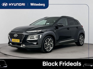 Hyundai Kona 1.6 GDI HEV Premium Sky | Schuifdak | Leer | Trekhaak | El. bed. stoelen | Stoelventilatie |