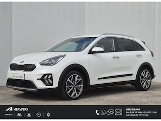 Kia Niro 1.6 GDi Hybrid DynamicPlusLine Automaat / Vierseizoenenbanden / Apple Carplay & Android Auto / Stuur & Stoelverwarming / Adaptieve Cruise Control  / Achteruitrijcamera / Climate Control / Parkeersensoren Voor & Achter / Lichtmetalen Velgen / Navigatie / JBL Audio /