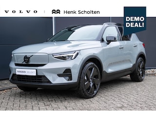 Volvo EX40 Single Motor Extended Range Ultra Black Ed. 82 kWh | Verwarmbare voorstoelen | Verwarmbaar stuurwiel | Premium audio by Harman Kardon | Panoramadak | Rondom zichtcamera | 20 inch Lichtmetalen velgen | Alarmklasse 3