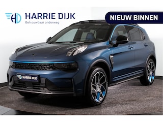 Lynk & Co 01 1.5 PHEV 261PK MY24 | Donkere hemel | 7.4 kWh boordlader | 360 Camera | S/K-panodak | Adapt. Cruise | Memory | Elek. klep | LM 20" | 1336