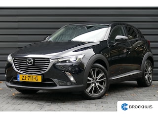 Mazda CX-3 2.0 SKYACTIV-G 120PK GT-M / NAVI / LEDER / CLIMA / 18"LMV / PDC / CAMERA / TREKHAAK / HUD / KEYLESS / FULL-LED / BLUETOOTH / ADAPT. CRUISECONTROL / 2E EIGENAAR / SCHITTERENDE STAAT !!