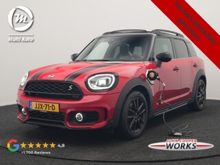 Mini Countryman 2.0 Cooper S E ALL4 JCW Plug In Hybrid 220pk Dealer O.H PHEV | Panodak | Head Up | Camera | Alcantara Sportstoelen Verwarmd | Apple Carplay | Cruise Control | Keyless | Virtual | Navigatie | DAB |