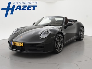 Porsche 911 Cabrio 3.0 CARRERA EXCLUSIVE MANUFAKTUR DARK OLIVE + CLUBLEDER EXCLUSIEF TRUFFEL BRUIN