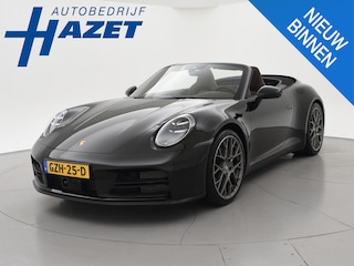 Porsche 911 Cabrio 3.0 CARRERA EXCLUSIVE MANUFAKTUR DARK OLIVE + CLUBLEDER EXCLUSIEF TRUFFEL BRUIN