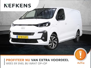 Fiat Scudo L3 75 kWh 136PK | AppleCarPlay/AndroidAuto | Airco | Armsteun | Camera | 3 Zits | Navigatie | Cruise Control | FULL-LED Koplampen | Betimmering | LMV | Parkeersensoren |