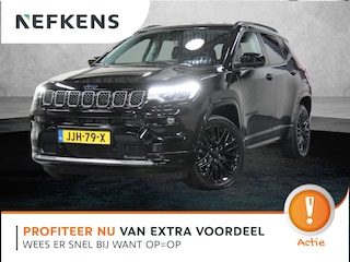 Jeep Compass 4xe 240PK Plug-in Hybrid Electric Upland 4x4 | AUTOMAAT | AppleCarPlay/AndroidAuto | Adaptive Cruise Control | Stoel/Stuurverwarming/Verkoeling | 360'Camera | LEER | Keyless | Isofix | Privacy Glass | Parkeersensoren | Electrische achterklep |