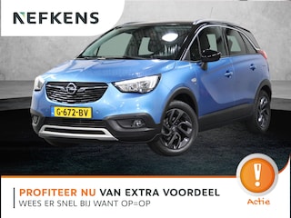 Opel Crossland X 1.2 85PK 120 Jaar Edition | 1ste eigenaar | AppleCarplay/Android Auto | Camera | Climate Control | Navigatie | 16"LMV | Parkeersensoren VOOR+Achter | Two-Tone | Isofix | Privacy Glass |