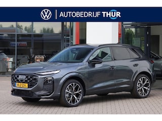 Audi Q3 1.5 200kW e-hybrid S edition panoramadak trekhaak S-Line in en exterieur pakket half leder exterieur pakket zwart optiek virtual cockpit plus met 11,9 " Oled MMI navigatie plus PRO Ambiente verlichting verwarmbaar sportstuurwiel afgevlakt Audi Phone box privacy glas tech plus pakket 3 zone clima 4 jaar garantie tot 120.000km zwarte hemel comfort sleutel met elektrische achterklep 20" LMV Tripod Feature pakket digitale LED Matrix Led achterlichten PRO