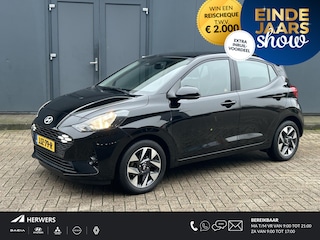 Hyundai i10 1.0 Comfort 5-zits Automaat / Navigatie via Apple Carplay of Android Auto / Fabrieksgarantie tot 03-2029 / Airco / Cruise control / Dealer onderhouden / Elektrische ramen voor en achter / / Lichtmetalen wielen 15“ /