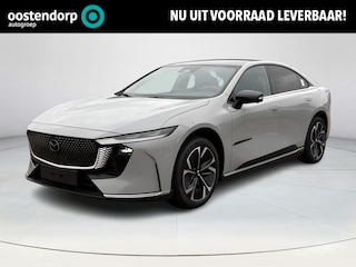 Mazda 6e Takumi Long Range 80 kWh | Zwart leder | 360 Camera | Geheugenstoelen | Panorama Dak | Headupdisplay | Adaptieve Cruise control | Sony premium audio | Dodehoeksensoren | Trekhaak |