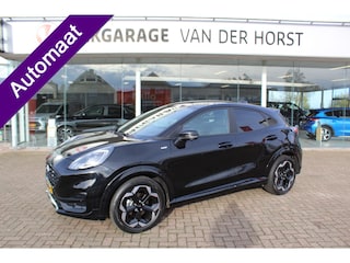 Ford Puma 1.0-155pk EcoBoost Mild-Hybrid ST-Line X AUTOMAAT. Nieuw model ! Ruim €. 7.000,- beneden de nieuwprijs ! Elektr. panodak,  Navigatie, Telefoonvoorb., 360gr. camera, Led verl., Stoel-, stuur- en voorraamverw., B&O soundsyst., Apple Carplay/Android Auto, Afneemb. trekhaak etc.