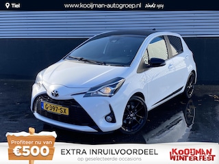 Toyota Yaris 1.5 Hybrid GR-Sport Nieuw geleverd, 1e eign. Dealeronderhouden, AppleCarPlay/AndroidAuto, Climate control, Cruise control, LM velgen, Parkeerhulpcamera, Zwart dak, Privacy glas