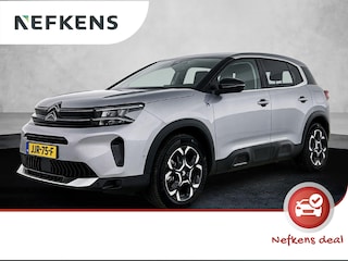 Citroën C5 Aircross SUV Plus 1.6 Plug-in Hybrid 225pk Automaat | Navigatie | Achteruitrijcamera | Climate Control | Adaptieve Cruise Control | Parkeersensoren v+a | Keyless | Comfortstoelen Leder/Stof | Led koplampen | Armsteun | Apple Carplay / Android Auto | Dodehoeksensor | DAB+ radio | Donker getint glas | 18" lichtmetalen velgen |