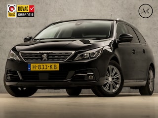 Peugeot 308 SW 1.2 PureTech Premium Sport Automaat (PANORAMADAK, APPLE CARPLAY, GROOT NAVI, 360 CAMERA, SPORTSTOELEN, TREKHAAK, ADAPTIVE CRUISE, GETINT GLAS, NIEUWE APK, NIEUWSTAAT)