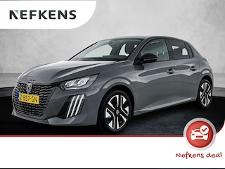 Peugeot 208 Allure 100pk | Navigatie | Climate Control | Cruise Control | Parkeersensoren v+a | Armsteun | Digitaal instrumentenpaneel | Draadloze Apple Carplay / Android Auto | DAB+ radio | Led koplampen | All seasonbanden | Donker getint glas | 16" lichtmetalen velgen |