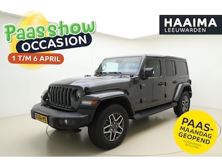 Jeep Wrangler Unlimited 4xe 380 80th Anniversary Automaat |Front & rear camera | Adaptieve cruise control | Stoel & stuurverwarming | Lederen interieur | Navigatie | Climate control