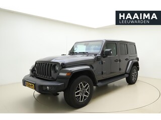 Jeep Wrangler Unlimited 4xe 380 80th Anniversary Automaat |Front & rear camera | Adaptieve cruise control | Stoel & stuurverwarming | Lederen interieur | Navigatie | Climate control