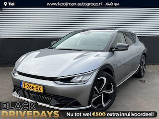 Kia EV6 Plus Advanced 77.4 kWh Schuif/kanteldak, Stoelkoeling, Stoelverwarming, Stuurwiel verwarmd, Seat memory, Dodehoekdetectie, Leder, Premium Sound, NL-auto