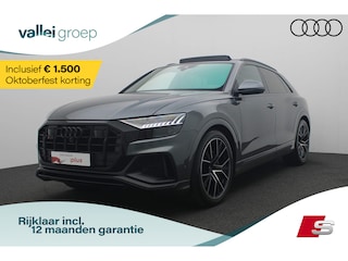 Audi Q8 4.0 TFSI 507 pk tiptronic quattro | Vierwielbesturing | Pano | Soft-Close | HD Matrix | B&O | Geheugenstoelen | Valcona leder | HUD | 360 Camera