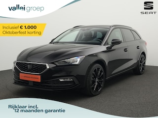 Seat Leon Sportstourer 1.0 TSI 110 pk Style | LED koplampen | Luxe lederen bekleding | Climatronic | Parkeersensoren achter | Cruise Control | DAB | CarPlay | 18 inch