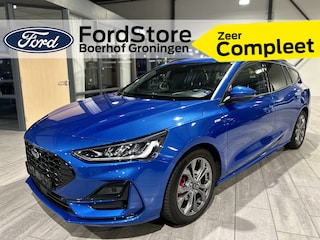 Ford Focus Wagon ST-Line X EcoBoost Hybrid 155 pk | Winter Pack | B&O | Adapt. cruise | All Seasons | Leder | El. verst. stoel | Elek. Klep | Fabr. Gar. 02-2029