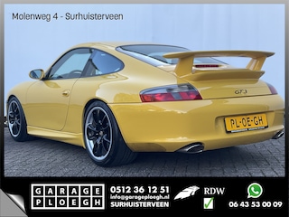 Porsche 911 3.6 Coupé 996 GT3 Collect Car Speed Yellow Carbon Dealer-Serviced Signed by Walter-Röhrl