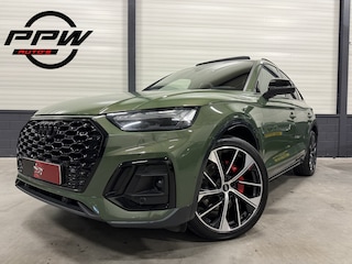 Audi Q5 55 TFSI e S-Line DISTRIKTGRUN/PANO/LUCHTVERING/360CAMERA/LEER-SPORT/STANDKACHEL/21"AUDI-SPORT/BLACK-OPTIC/VOLLEDIG AUDI DEALER HISTORIE