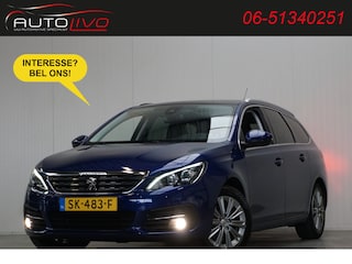 Peugeot 308 SW 1.2 PureTech Blue Lease Premium AUTOMAAT! 130 PK! PANO CLIMA H. LEER CAMERA TREKHAAK etc.