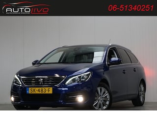 Peugeot 308 SW 1.2 PureTech Blue Lease Premium AUTOMAAT! 130 PK! PANO CLIMA H. LEER CAMERA TREKHAAK etc.
