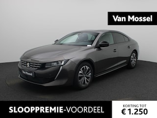 Peugeot 508 1.2 PureTech 130 S&S EAT8 Allure Pack AUTOMAAT | NAVIGATIE | APPLE CARPLAY | CAMERA | PDC | LMV | HALF LEDER | CLIMA | CRUISE | 12 MAANDEN BOVAG GARANTIE |
