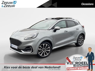 Ford Puma 1.0 EcoBoost Hybrid ST-Line Vignale Automaat | Panoramadak | Winter Pack | LED | Adaptieve Cruise Control | Leder | BLIS | El. Achterklep | B&O | Massage Stoelen | 1e eigenaar | NL Auto