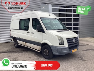 Volkswagen Crafter 50 2.5 TDI Aut. L2H2 DC Dubbel Cabine EXPORT 5 cil/ 3.5t Trekverm./ Airco/ 6 Pers./ 270Gr.Deuren/ Trekhaak