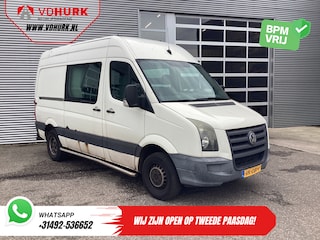 Volkswagen Crafter 50 2.5 TDI Aut. L2H2 DC Dubbel Cabine EXPORT 5 cil/ 3.5t Trekverm./ Airco/ 6 Pers./ 270Gr.Deuren/ Trekhaak