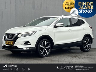 Nissan Qashqai 1.2 Tekna / Trekhaak (Trekgewicht 1.200kg) / 360° Camera / Stoelverwarming / Voorruitverwarming / Keyless Entry & Start / Elektrisch Verstelbare Bestuurdersstoel / Navigatie full map / Cruise- en Climate Control / Bluetooth / Dodehoek Detectie