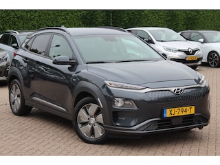 Hyundai Kona EV Premium 64 kWh / Camera / Leder / Head-up / 18'' / Navigatie / Stuur+Stoelverwarming / Keyless / KRELL Audio / DAB / ACC
