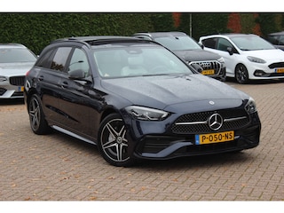 Mercedes-Benz C-klasse Estate 300 e AMG Line / Panoramadak / Camera / Ivoor Leder / LED / 18'' / CarPlay / DAB / Stoelverwarming / Cruise Control
