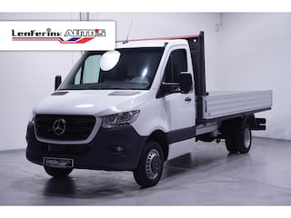 Mercedes-Benz Sprinter 515 CDI 150 pk Pick Up / Open Laadbak Dubbel Lucht Airco, Apple Carplay, Cruise Control, Nieuw ongebruikt 3-Zits