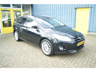 Ford Focus Wagon 1.6 EcoBoost Titanium, Leer, Xenon, 180 pk!!!, Nieuwe APK!!!