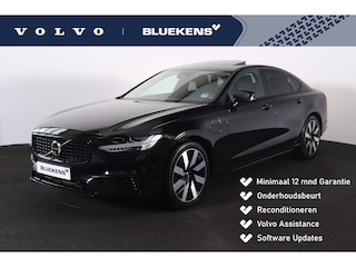 Volvo S90 T8 AWD Ultra Dark - LONG RANGE - IntelliSafe Assist & Surround - 360º Camera - Harman/Kardon audio - Adaptieve LED koplampen - Verwarmde voorstoelen, stuur & achterbank - Parkeersensoren voor & achter - Elektr. bedienb. voorstoelen met geheugen - Head up display - Extra getint glas - 19' LMV