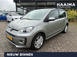 Volkswagen Up 1.0 BMT high up! 5-Deurs | Automaat | Airconditioning | Elektrisch glazen panorama-dak | Parkpilot | Cruise control |Telefoon voorbereiding | LM-Velgen