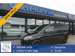 Volkswagen Caddy 2.0TDI 122PK DSG AUT Black Edition BPM VRIJ!! Apple Carplay, Camera, LED, 18" Velgen, Trekhaak C01