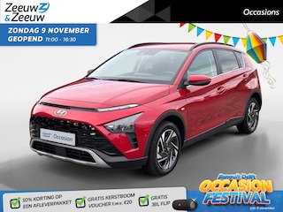 Hyundai Bayon 100PK T-GDI Premium Automaat | Stoelverwarming | Camera | Digital Cockpit | Adaptive Cruise Control | Lichtmetalen Velgen | Apple CarPlay/Android Auto | Navi | Privacy Glass |