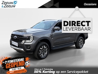 Ford Ranger Wildtrak Double Cab 2.3 PHEV 205 kW/278 pk | Uit Voorraad Leverbaar | Prijs inclusief Ford Voordeel, BPM & Kosten Rijklaarmaken | 5 persoons | GRIJS kenteken | Elektrische Rollertop | Trekhaak | Adaptive Cruise control