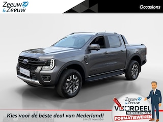 Ford Ranger Wildtrak Double Cab 2.3 PHEV 205 kW/278 pk | Uit Voorraad Leverbaar | Prijs inclusief Ford Voordeel, BPM & Kosten Rijklaarmaken | 5 persoons | GRIJS kenteken | Elektrische Rollertop | Trekhaak | Adaptive Cruise control