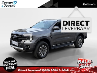 Ford Ranger Wildtrak Double Cab 2.3 PHEV 205 kW/278 pk | Uit Voorraad Leverbaar | Prijs inclusief Ford Voordeel, BPM & Kosten Rijklaarmaken | 5 persoons | GRIJS kenteken | Elektrische Rollertop | Trekhaak | Adaptive Cruise control