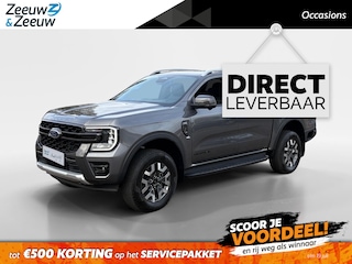 Ford Ranger Wildtrak Double Cab 2.3 PHEV 205 kW/278 pk | Uit Voorraad Leverbaar | Prijs inclusief Ford Voordeel, BPM & Kosten Rijklaarmaken | 5 persoons | GRIJS kenteken | Elektrische Rollertop | Trekhaak | Adaptive Cruise control