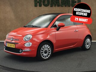 Fiat 500 1.2 Lounge - GROOT MULTIMEDIASCHERM - PARKEERSENSOREN ACHTER - AIRCO - PANORAMADAK - 15 INCH LICHT METALEN VELGEN - CRUISE CONTROL - LEDEREN STUUR - FACELIFT MODEL - CITY STUURBEKRACHTIGING
