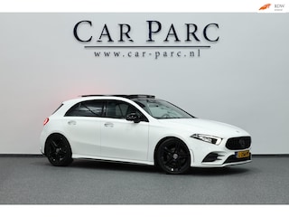 Mercedes-Benz A-klasse 200 / 45 AMG LED/VIRTUAL/SFEER/PANO/HALF LEDER+S.VERWARMING/LMV/360 CAM/LINE/ACC/ECC/12 MDN GARANTIE!